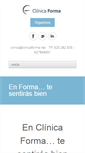 Mobile Screenshot of clinicaforma.net
